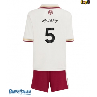 Arsenal Piero Hincapie #5 Echipament de Fotbal Replică 2025-26 Copii Treilea (+ Șorturi)